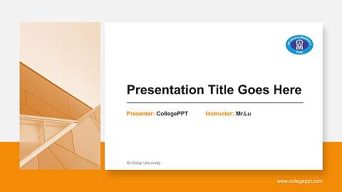 Sri Balaji University General PPT Template