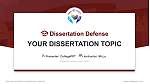 Singhania University Graduation Thesis Defense PPT Template