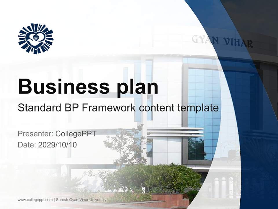 Suresh Gyan Vihar University Competition/Entrepreneurship Contest PPT Template4:3 ratio PPT effect preview image9