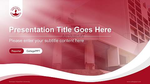 Somaiya Vidyavihar University Lecture Sharing and Networking Event PPT Template