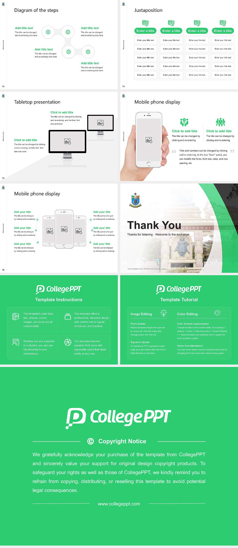 Sri Krishnadevaraya University Competition/Entrepreneurship Contest PPT Template4:3 ratio PPT effect preview image9