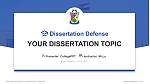 Starex University Graduation Thesis Defense PPT Template