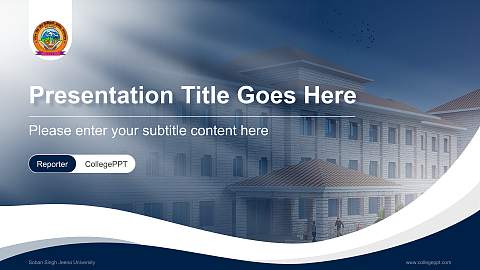 Soban Singh Jeena University Lecture Sharing and Networking Event PPT Template