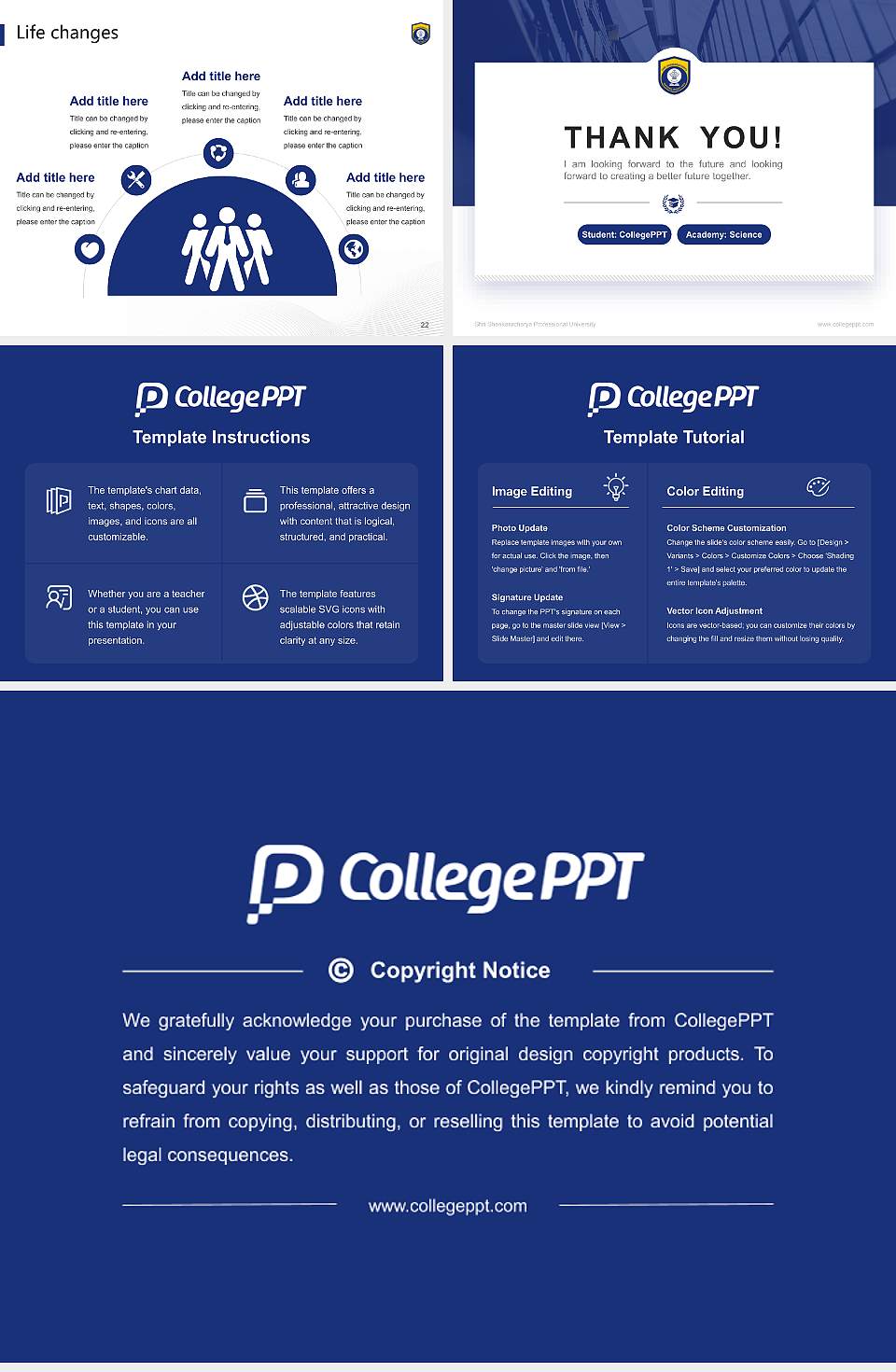 Shri Shankaracharya Professional University National Scholarship Defense PPT Template4:3 ratio PPT effect preview image4