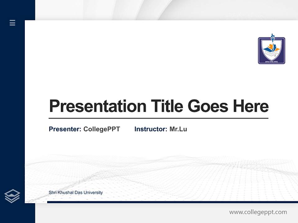 Shri Khushal Das University Thesis Proposal/Graduation Defense PPT Template4:3 ratio PPT effect preview image5