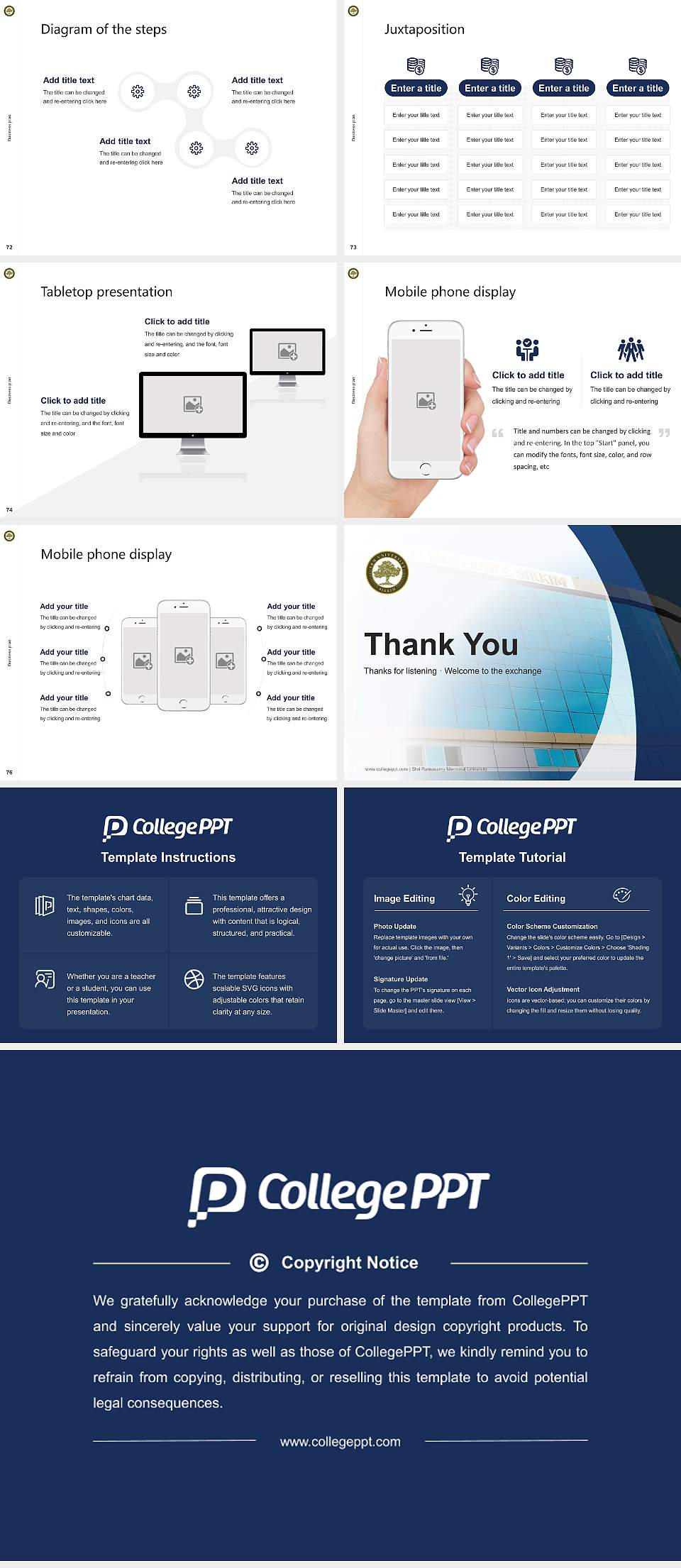 Shri Ramasamy Memorial University Competition/Entrepreneurship Contest PPT Template4:3 ratio PPT effect preview image9