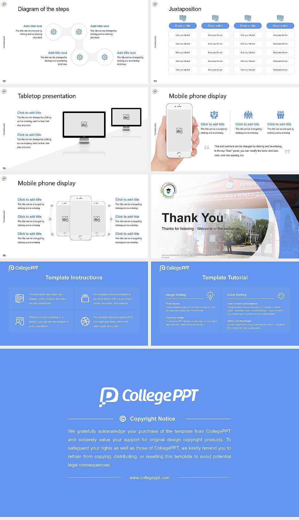 Sri Satya Sai University of Technology & Medical Sciences Competition/Entrepreneurship Contest PPT Template16:9 ratio PPT effect preview image9