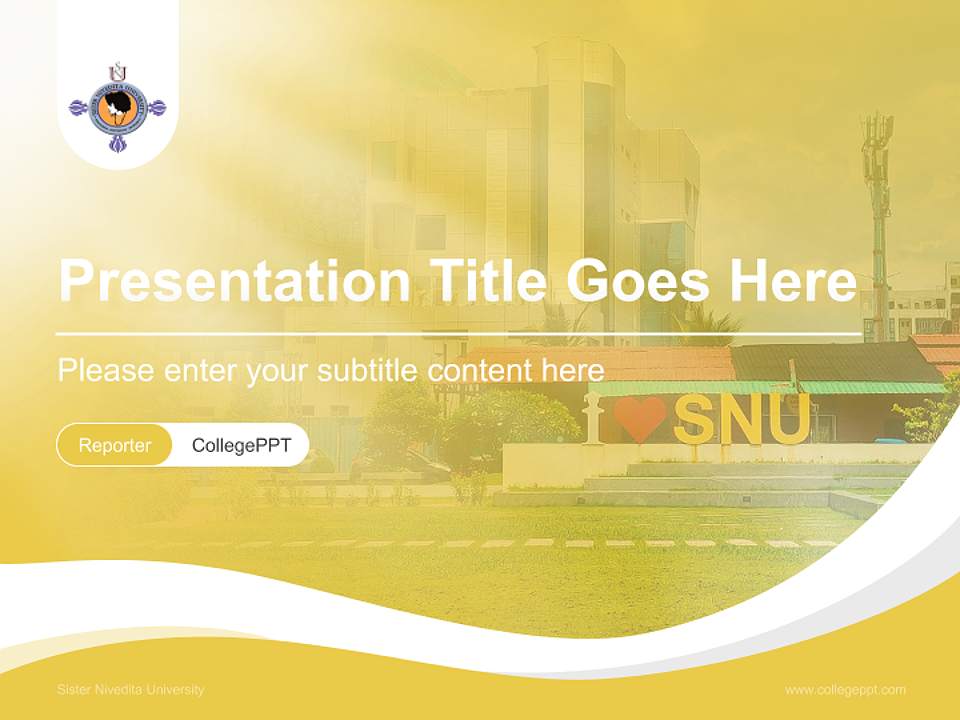 Sister Nivedita University Lecture Sharing and Networking Event PPT Template4:3 ratio PPT effect preview image4