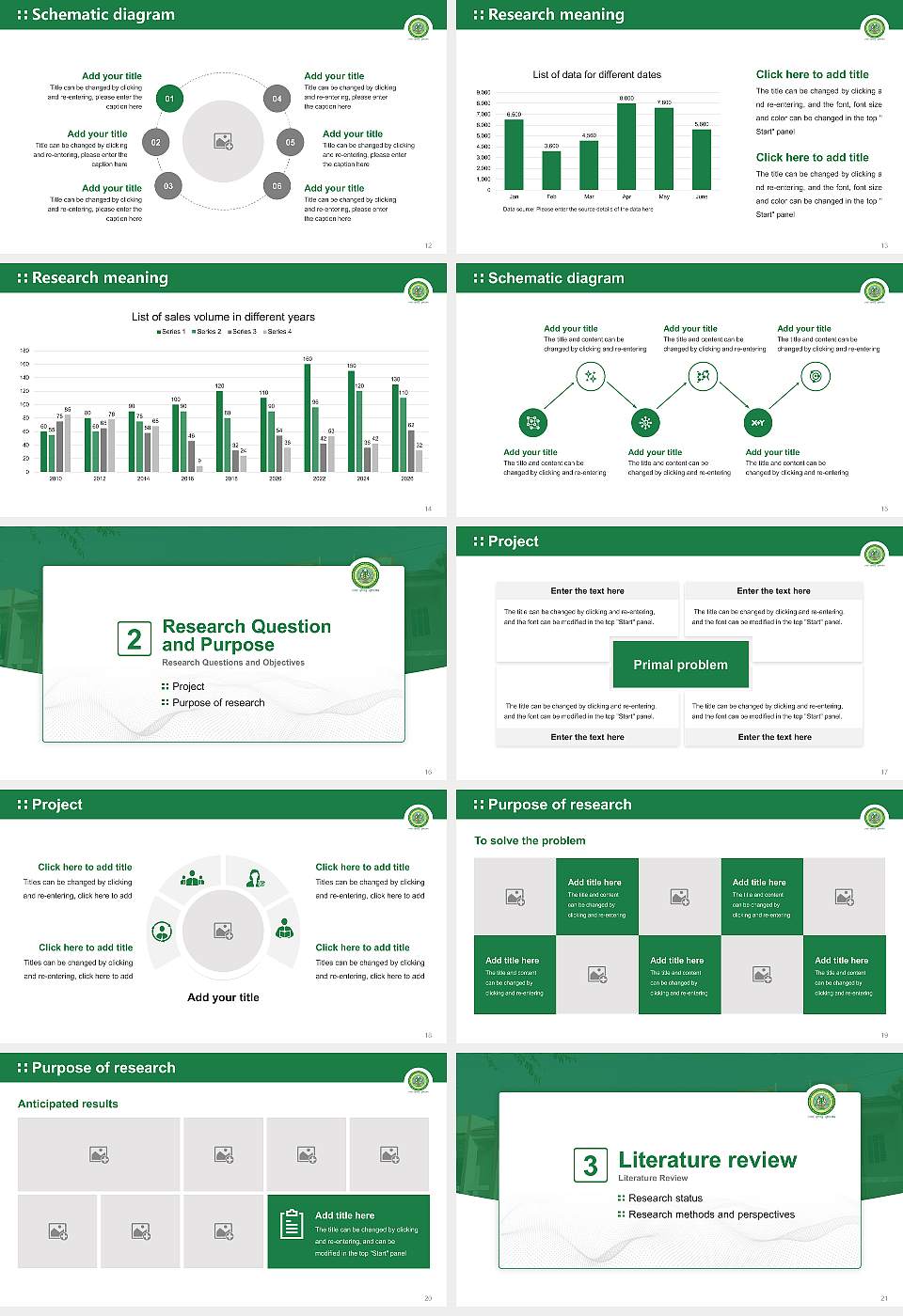 Swami Keshwanand Rajasthan Agricultural University Graduation Thesis Defense PPT Template16:9 ratio PPT effect preview image3