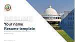 Shri Krishna University Resume PPT Template