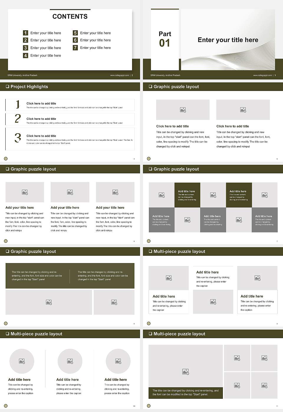 SRM University, Andhra Pradesh General PPT Template16:9 ratio PPT effect preview image2