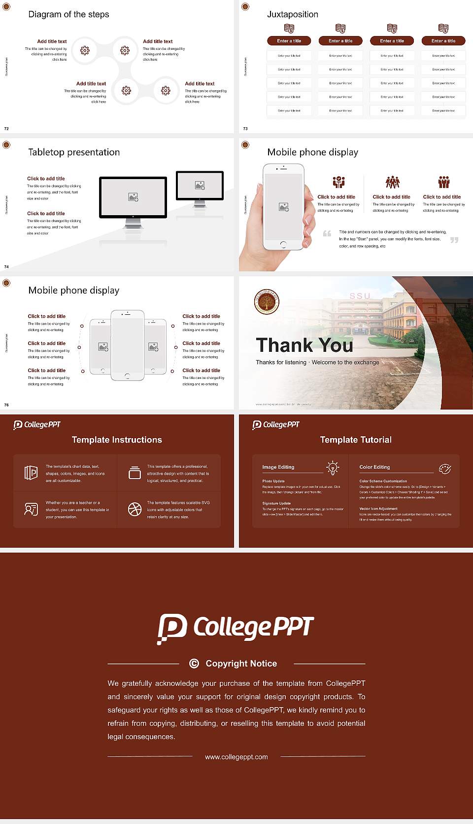 Sri Sri University Competition/Entrepreneurship Contest PPT Template16:9 ratio PPT effect preview image9