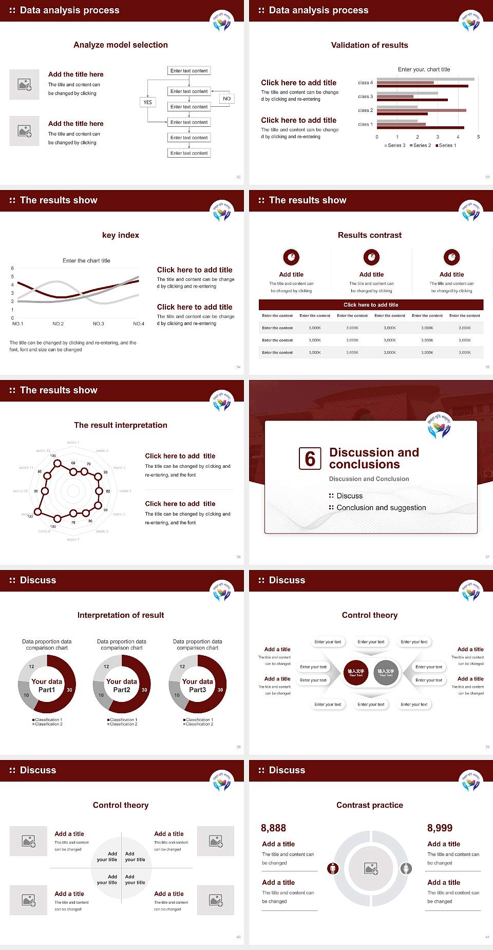 Singhania University Graduation Thesis Defense PPT Template4:3 ratio PPT effect preview image5