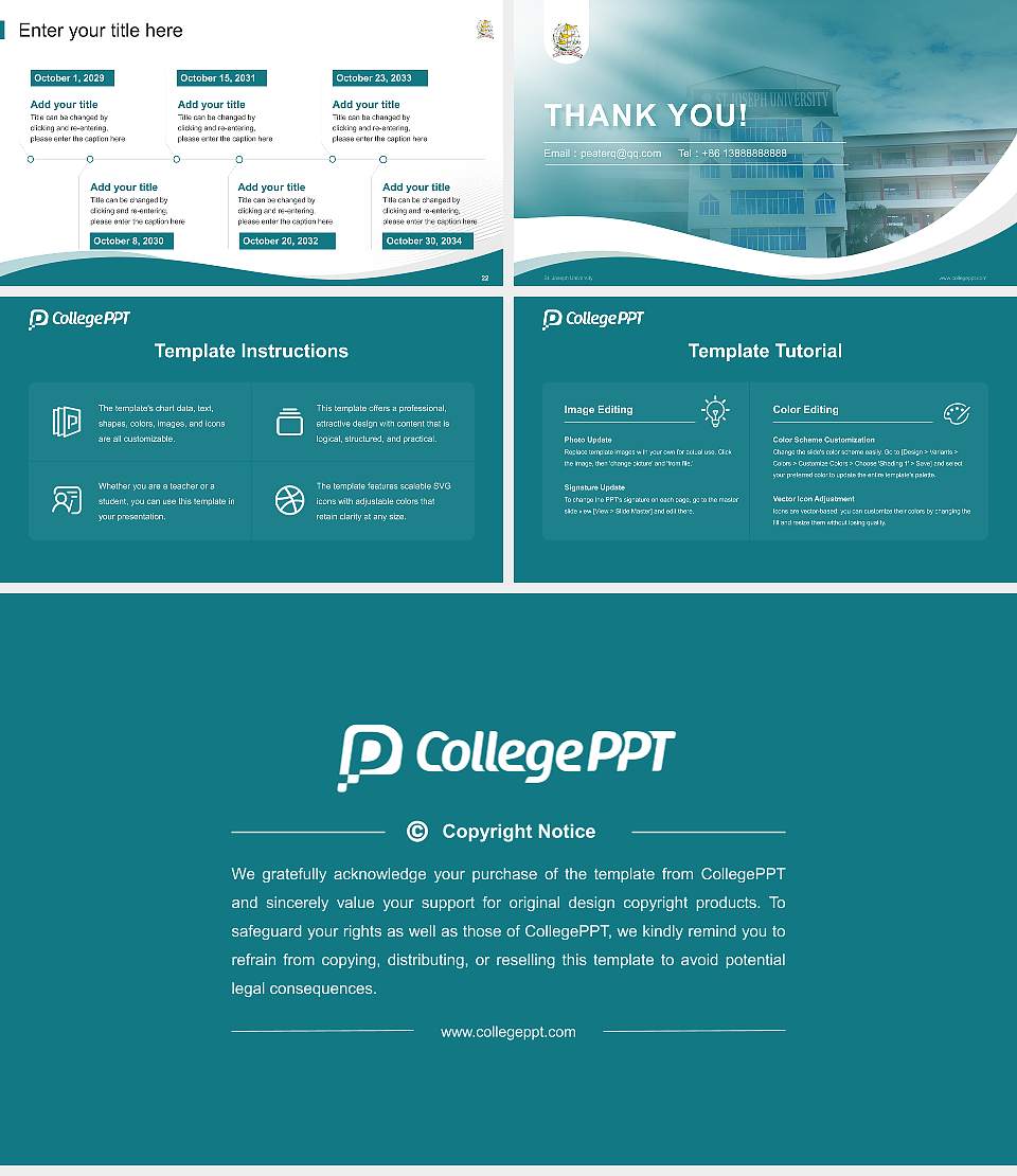 St. Joseph University Lecture Sharing and Networking Event PPT Template16:9 ratio PPT effect preview image4