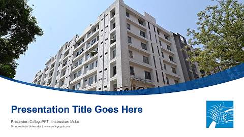 Sri Aurobindo University Course/Courseware Creation PPT Template