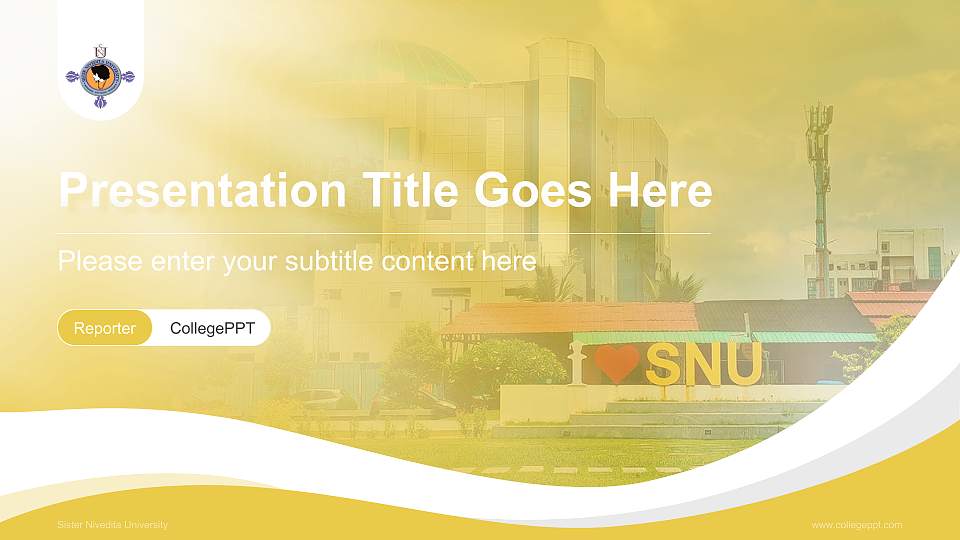 Sister Nivedita University Lecture Sharing and Networking Event PPT Template16:9 ratio PPT effect preview image