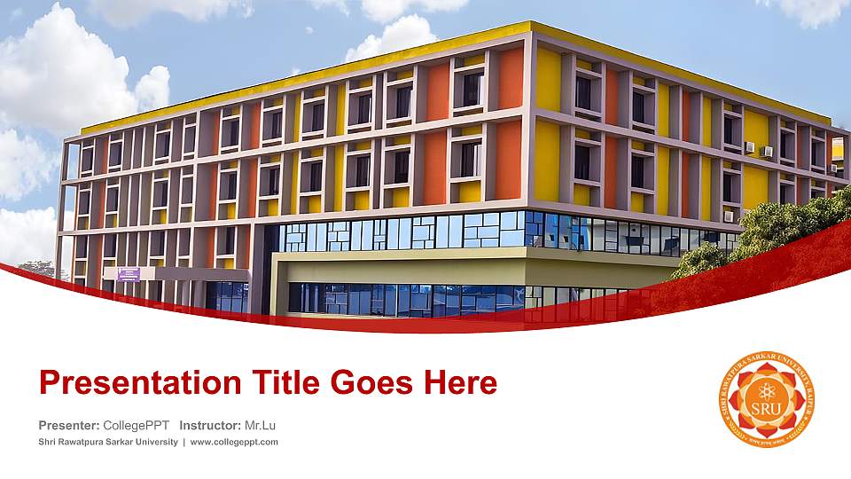 Shri Rawatpura Sarkar University Course/Courseware Creation PPT Template16:9 ratio PPT effect preview image