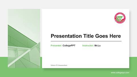 Siksha ‘O’ Anusandhan General PPT Template
