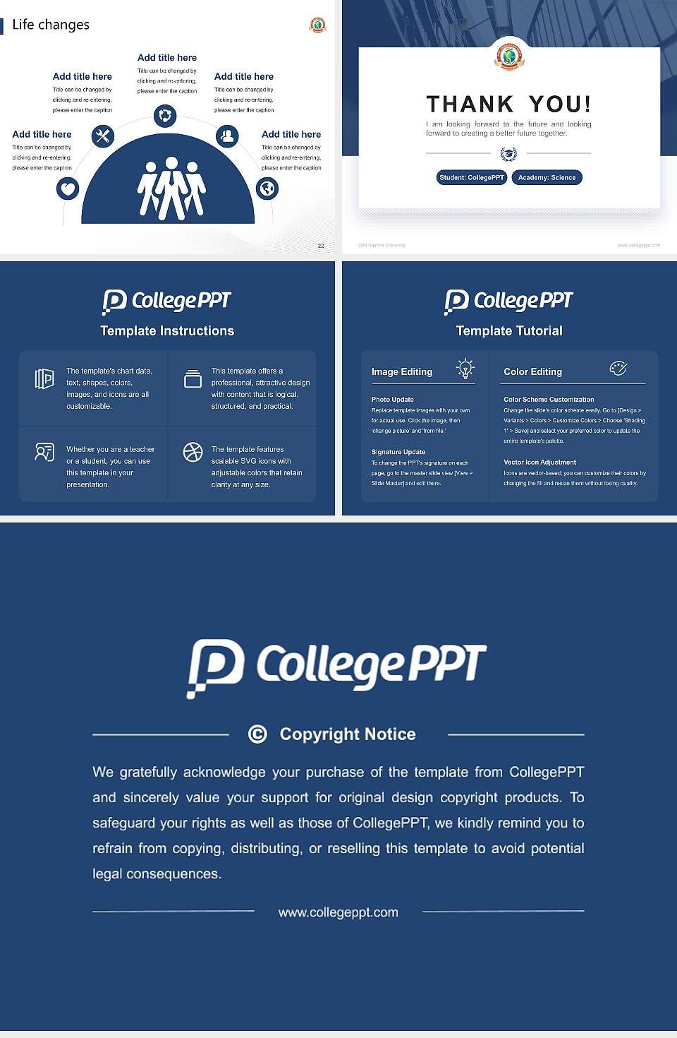 Shri Krishna University National Scholarship Defense PPT Template4:3 ratio PPT effect preview image4