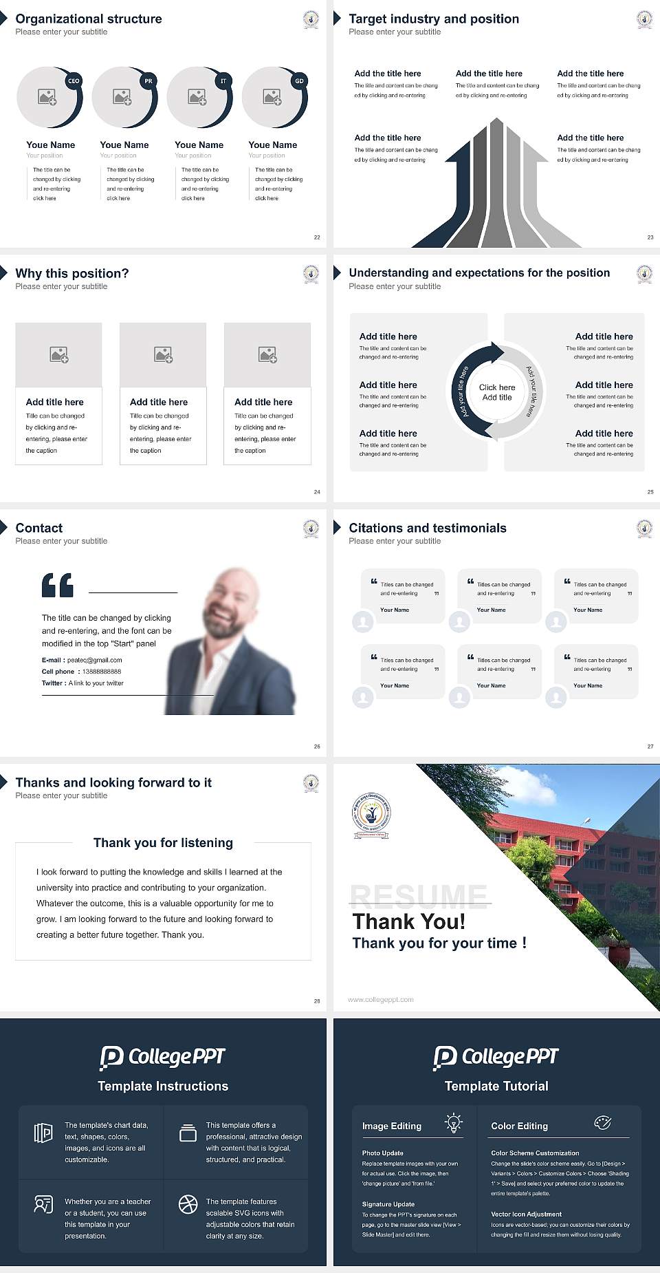 Shri Krishna AYUSH University Resume PPT Template4:3 ratio PPT effect preview image4