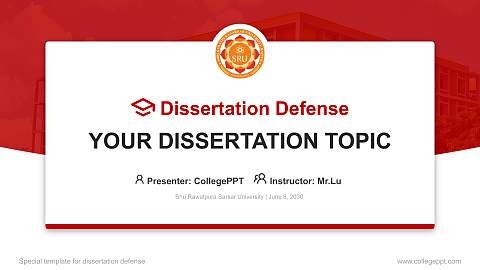 Shri Rawatpura Sarkar University Graduation Thesis Defense PPT Template