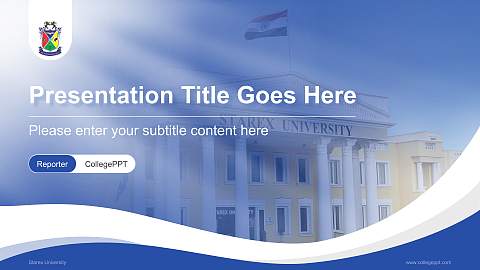 Starex University Lecture Sharing and Networking Event PPT Template