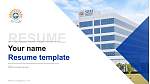 SRM University, Haryana Resume Templat PPT