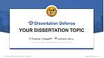Shri Jagdish Prasad Jhabarmal Tibrewala University Graduation Thesis Defense PPT Template