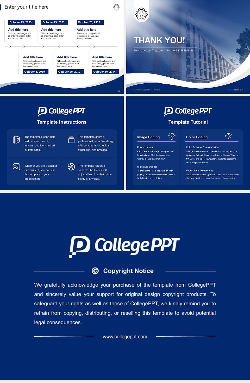 Sreenarayanaguru Open University Lecture Sharing and Networking Event PPT Template4:3 ratio PPT effect preview image4