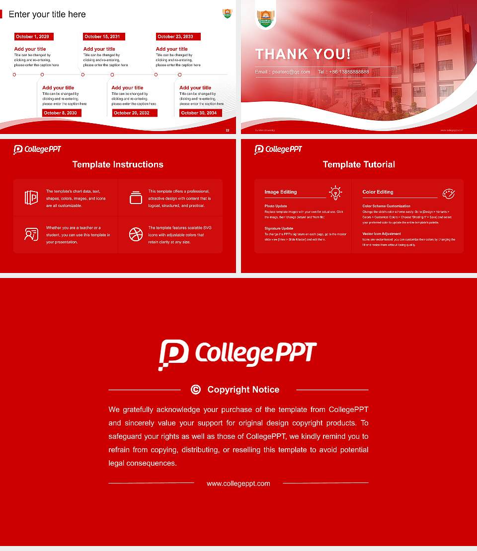 Sunrise University Lecture Sharing and Networking Event PPT Template16:9 ratio PPT effect preview image4
