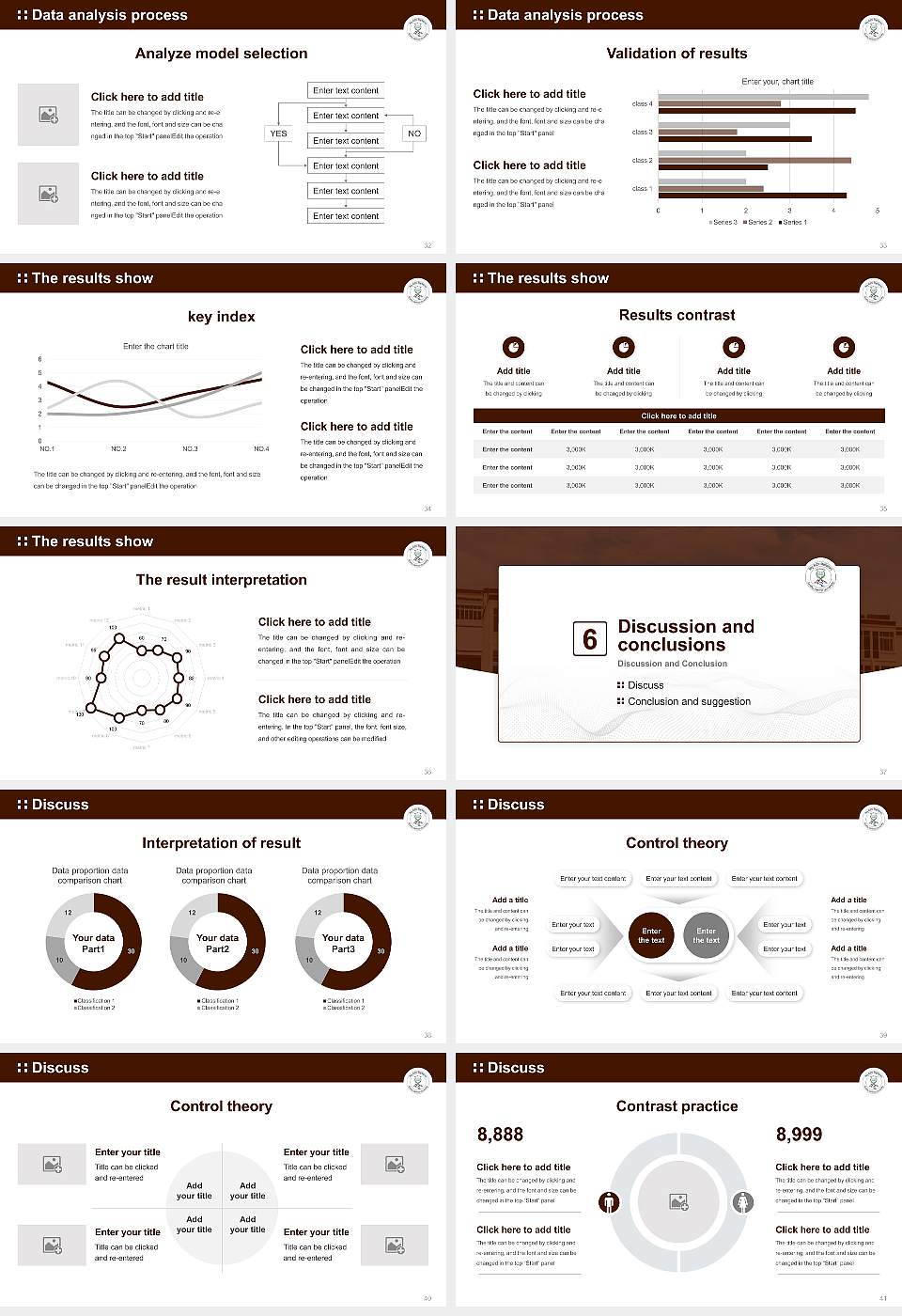 Sindhu Central University Graduation Thesis Defense PPT Template16:9 ratio PPT effect preview image5