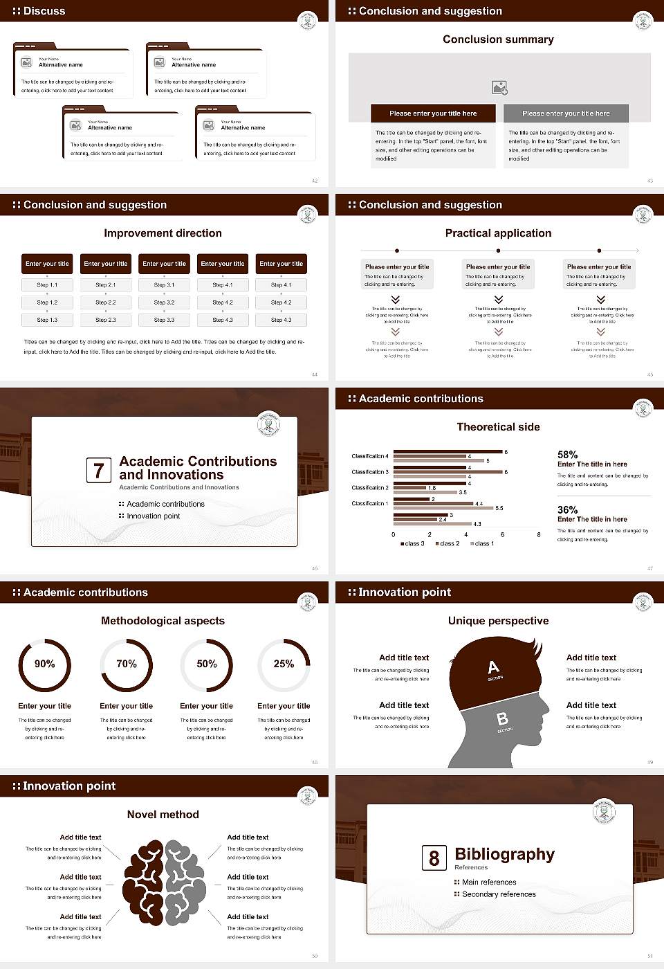 Sindhu Central University Graduation Thesis Defense PPT Template16:9 ratio PPT effect preview image6