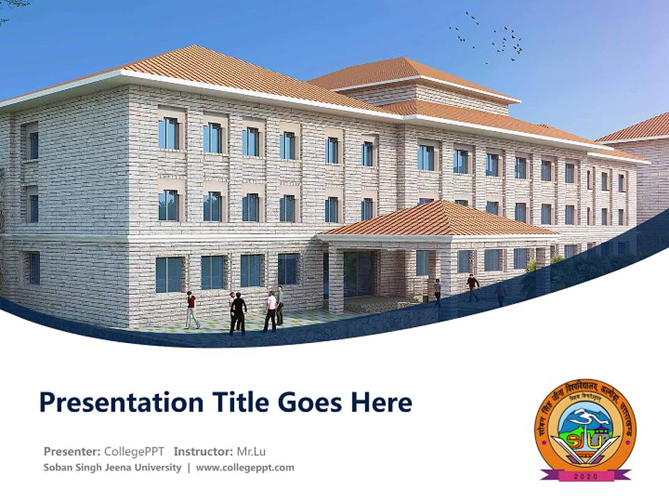 Soban Singh Jeena University Course/Courseware Creation PPT Template4:3 ratio PPT effect preview image5