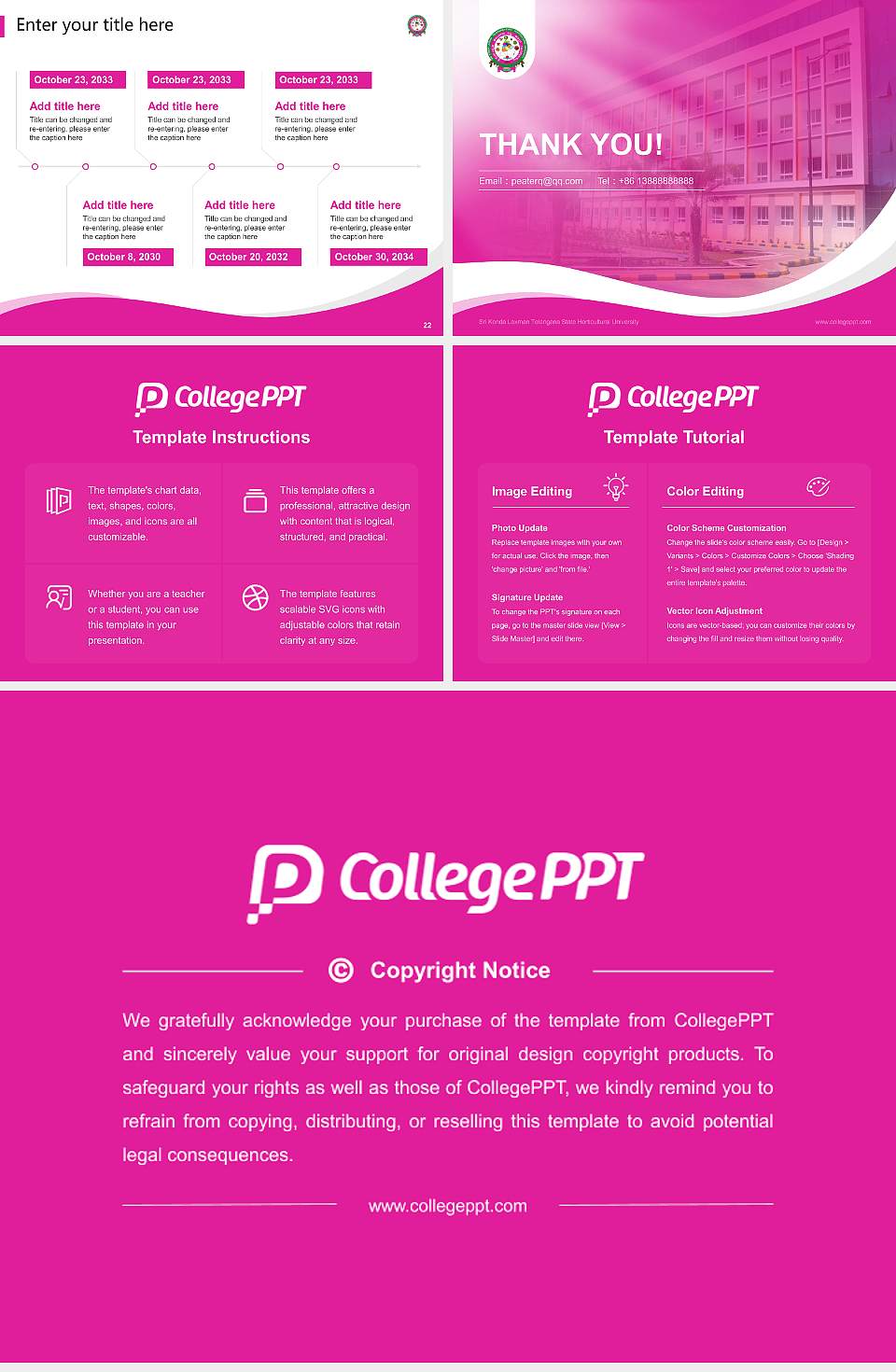 Sri Konda Laxman Telangana State Horticultural University Lecture Sharing and Networking Event PPT Template4:3 ratio PPT effect preview image4