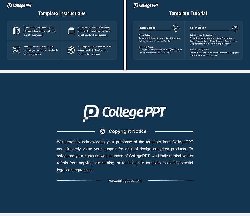 Sikkim Alpine University Course/Courseware Creation PPT Template16:9 ratio PPT effect preview image5