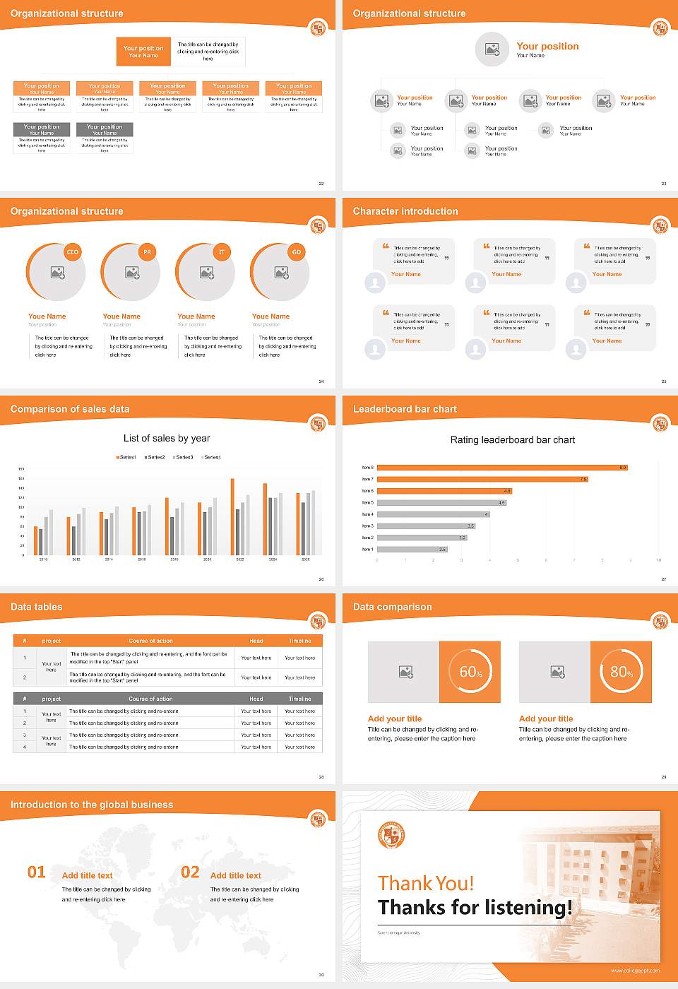 Surendranagar University Academic Presentation/Research Findings Report PPT Template16:9 ratio PPT effect preview image4