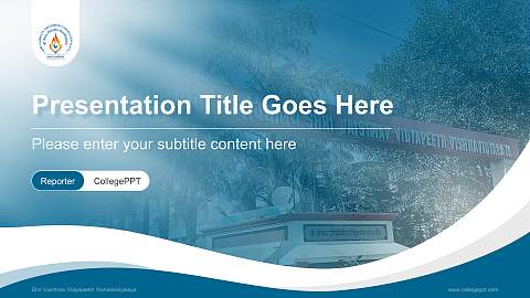 Shri Vaishnav Vidyapeeth Vishwavidyalaya Lecture Sharing and Networking Event PPT Template