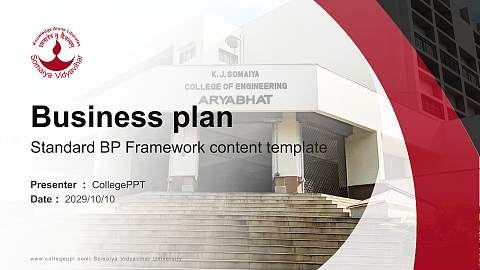 Somaiya Vidyavihar University Competition/Entrepreneurship Contest PPT Template