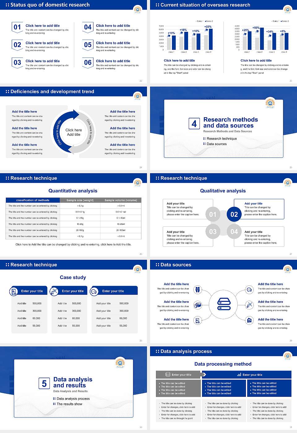 SRM University, Haryana Graduation Thesis Defense PPT Template16:9 ratio PPT effect preview image4