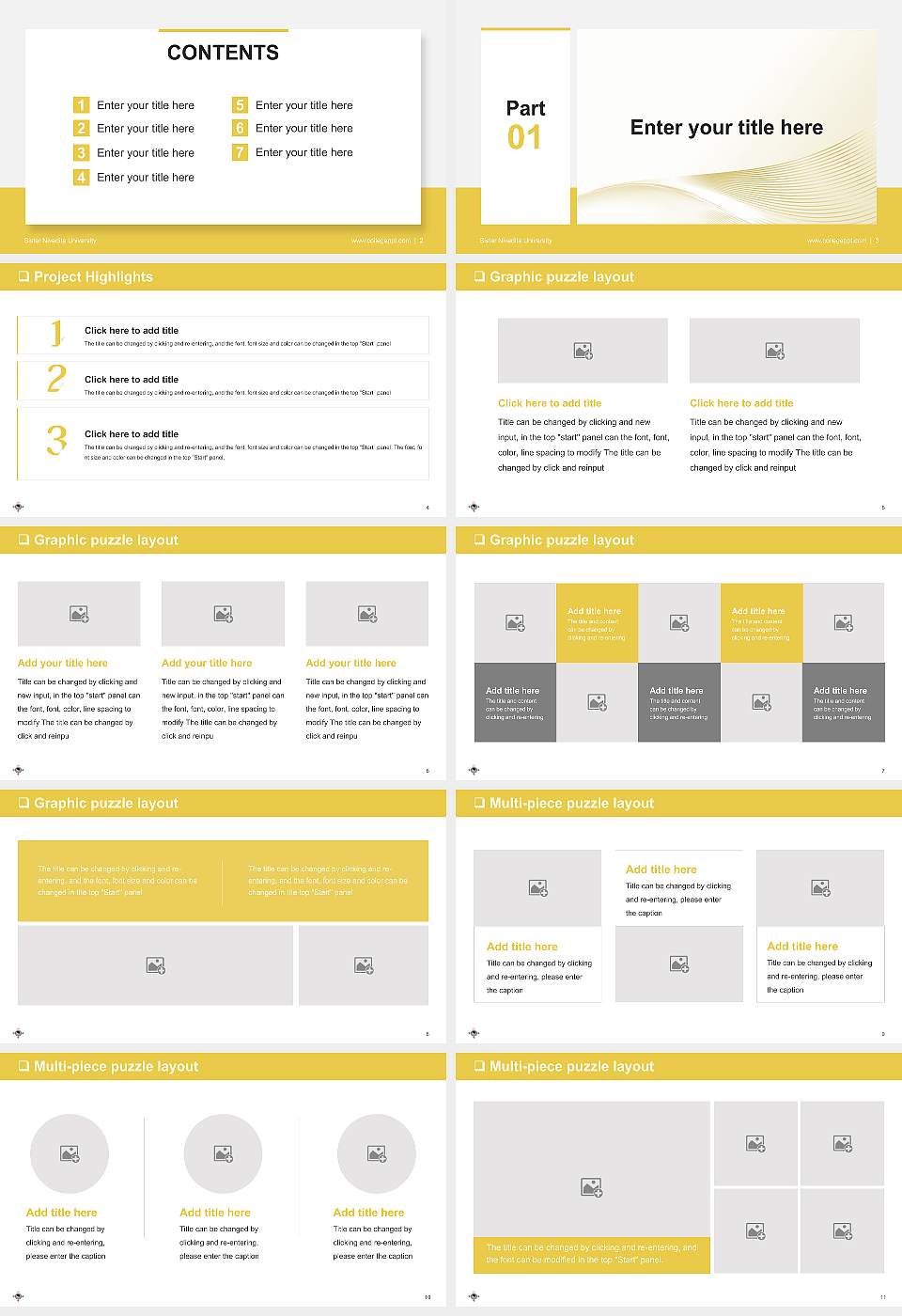 Sister Nivedita University General PPT Template16:9 ratio PPT effect preview image2