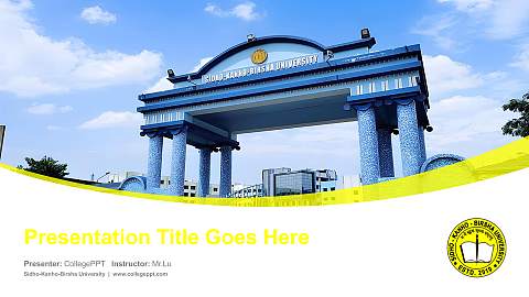 Sidho-Kanho-Birsha University Course/Courseware Creation PPT Template