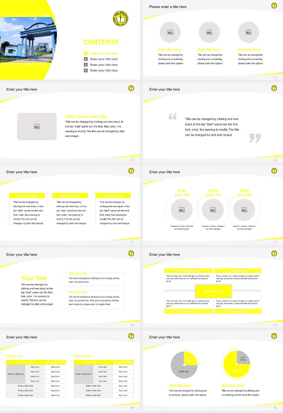 Sidho-Kanho-Birsha University Course/Courseware Creation PPT Template16:9 ratio PPT effect preview image2