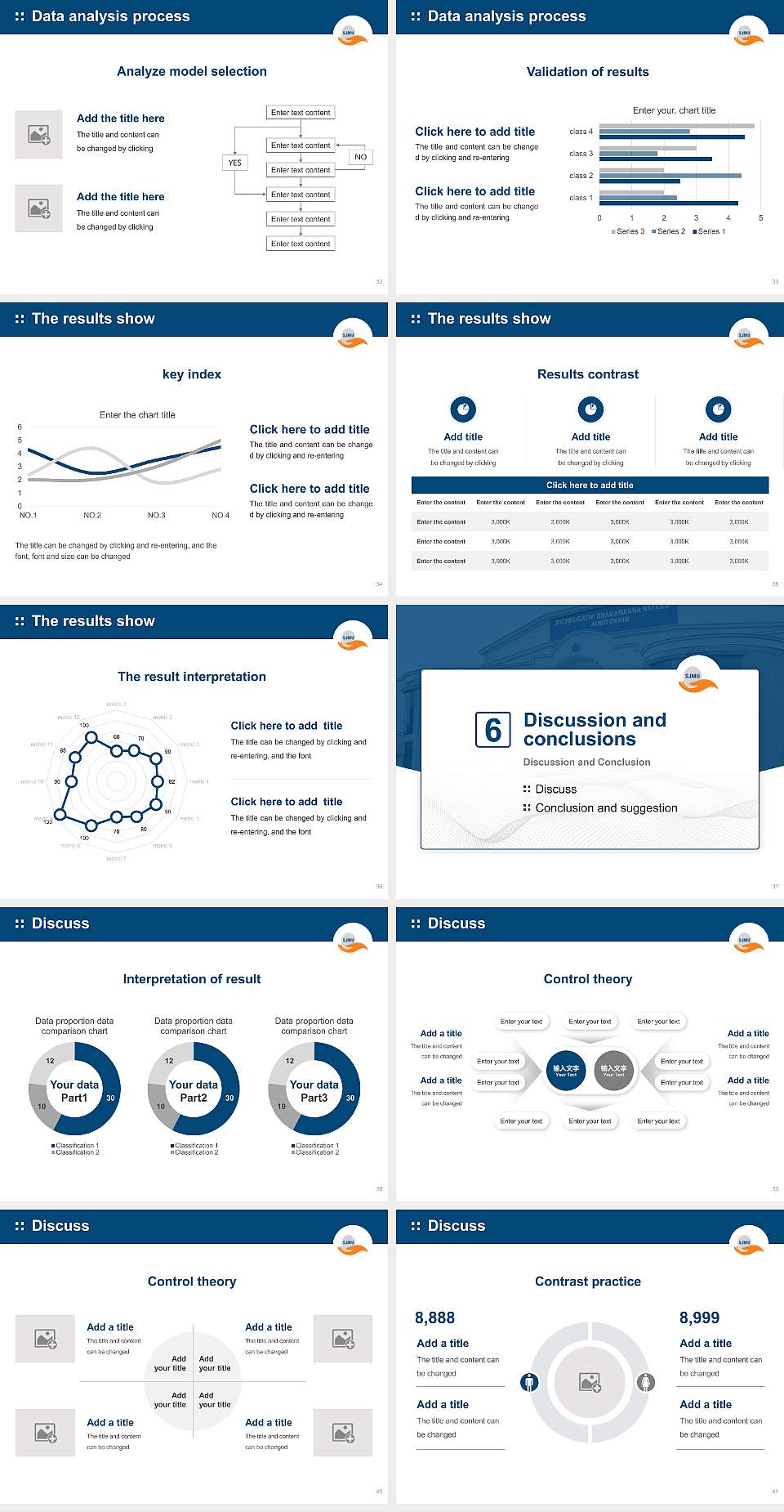 Sri Jagadguru Murugharajendra University Graduation Thesis Defense PPT Template4:3 ratio PPT effect preview image5