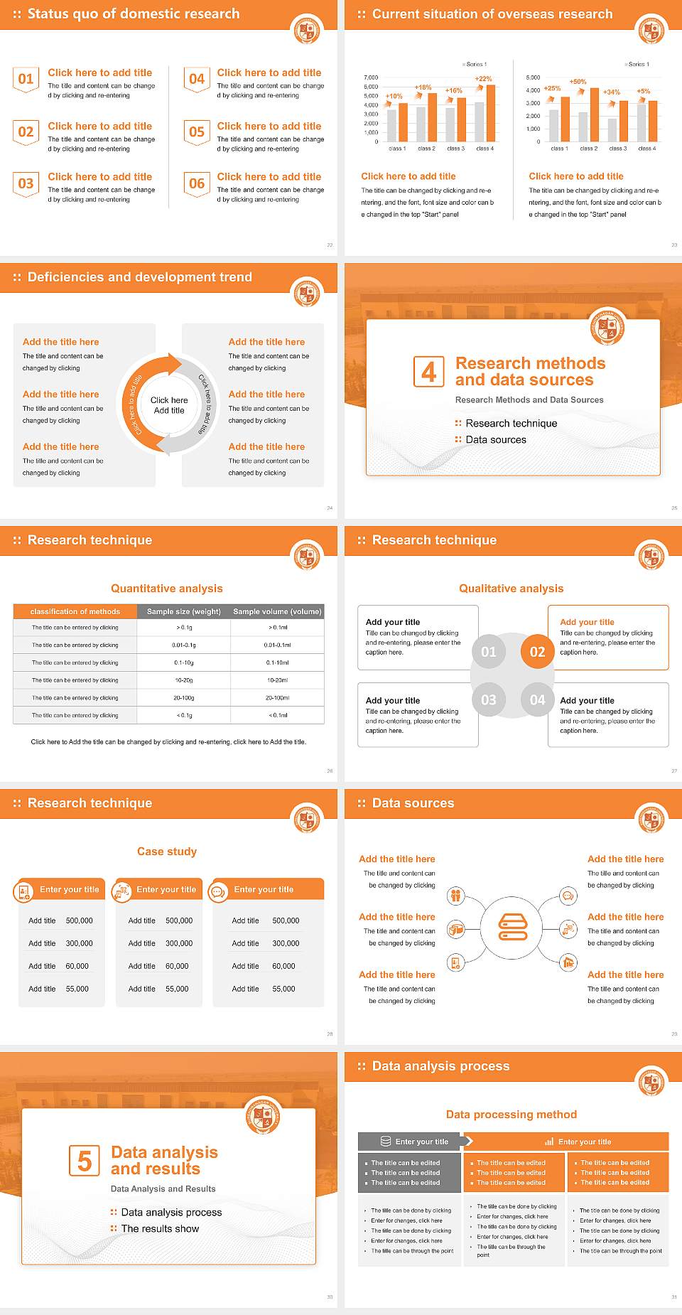 Surendranagar University Graduation Thesis Defense PPT Template4:3 ratio PPT effect preview image4