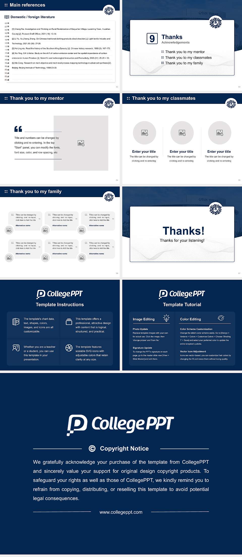 Suresh Gyan Vihar University Graduation Thesis Defense PPT Template4:3 ratio PPT effect preview image7