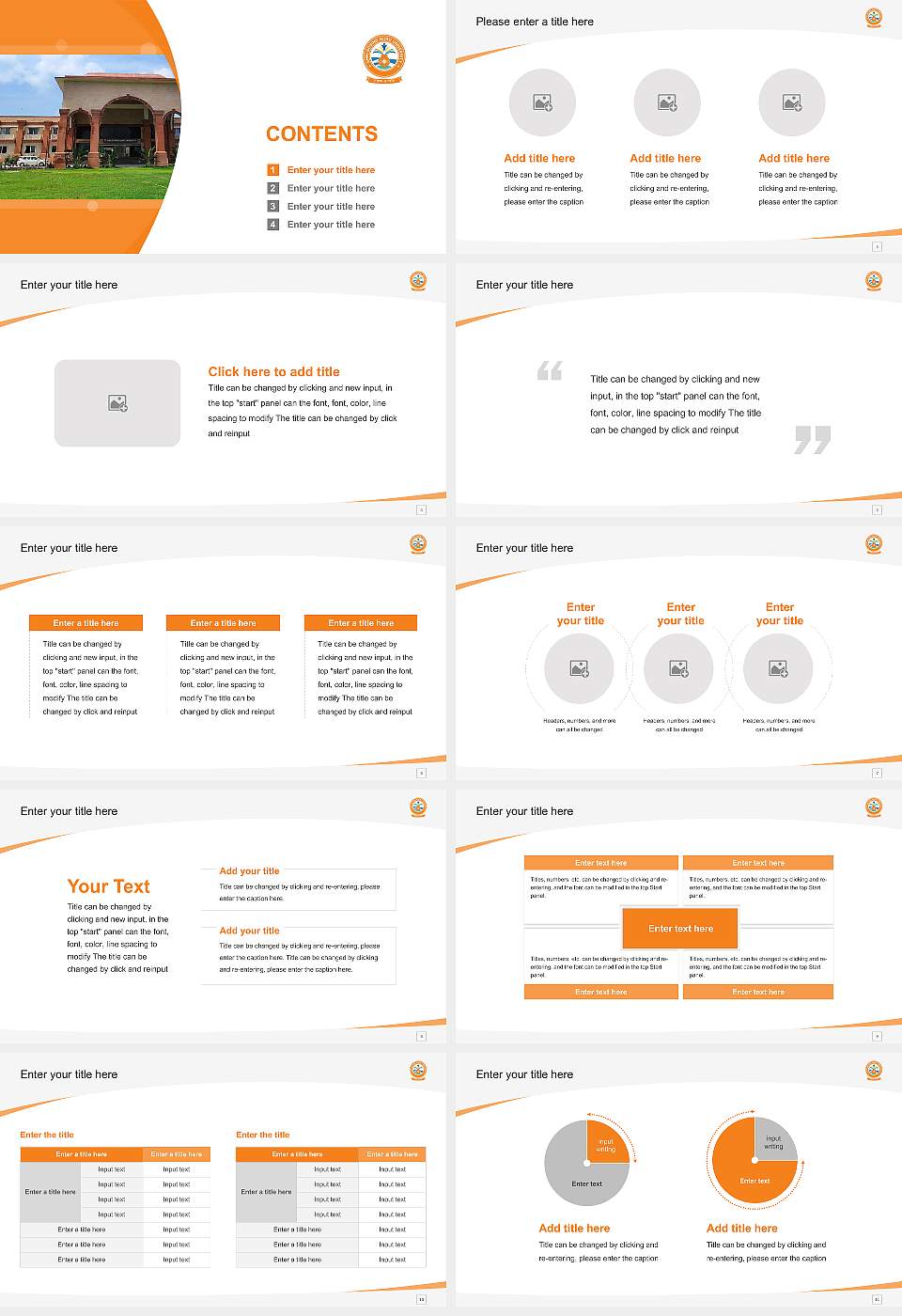 Shri Govind Guru University Course/Courseware Creation PPT Template16:9 ratio PPT effect preview image2