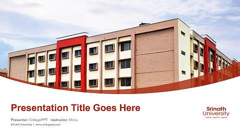Srinath University Course/Courseware Creation PPT Template