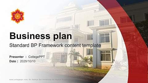 Sri Sathya Sai University for Human Excellence Competition/Entrepreneurship Contest PPT Template