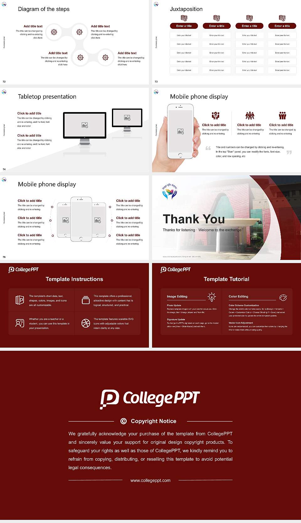 Singhania University Competition/Entrepreneurship Contest PPT Template16:9 ratio PPT effect preview image9