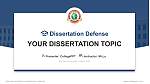 Shri Krishna University Graduation Thesis Defense PPT Template